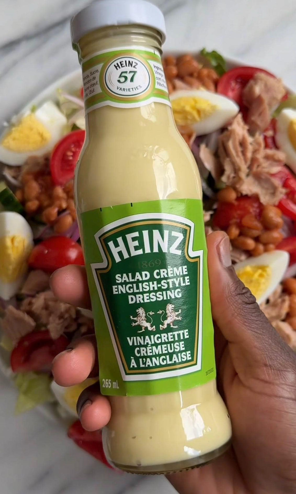 Heinz Salad Cream 285g | Creamy Tangy Dressing for Salads, Sandwiches & Dips | Classic British Condiment | Imported Pantry Essential