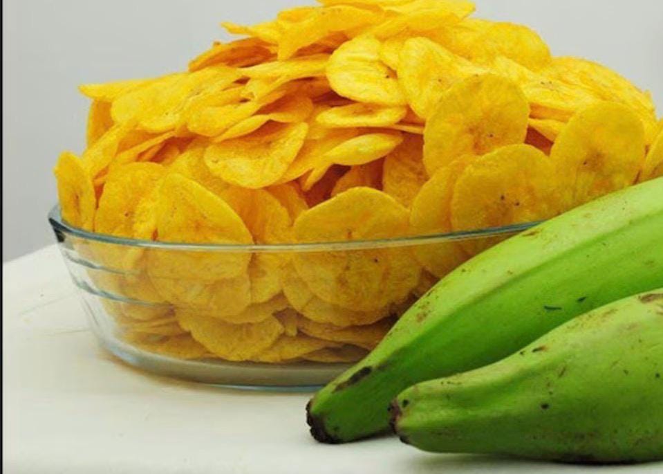Plantain Chips | Crispy African Snack | Ghanaian & Caribbean Chips | Crunchy Savory Snack | Gluten-Free Tropical Treat