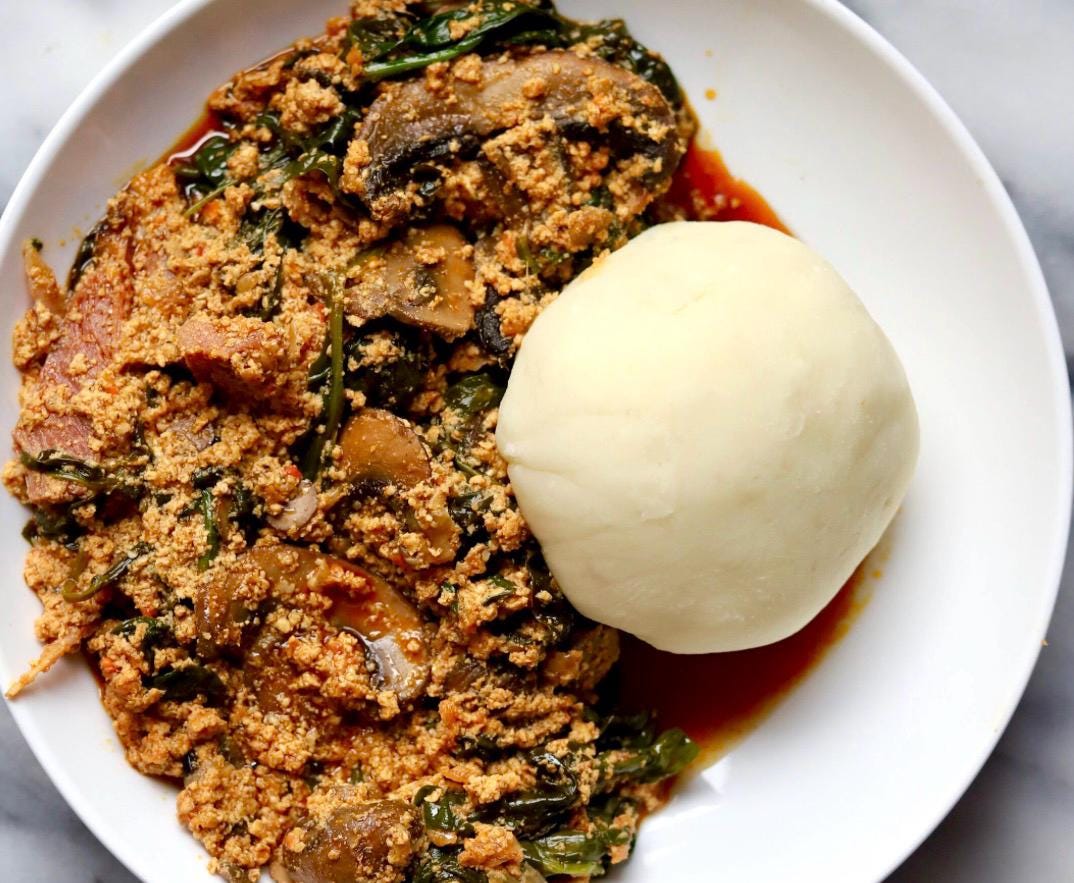 Pounded Yam Flour 4 Lbs| Instant Iyan | Authentic Nigerian Swallow | Smooth Yam Fufu | African Food Staple | Easy to Prepare