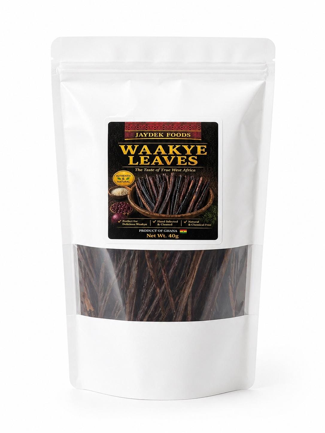 Waakye Leaves | Dried Sorghum Leaves for Waakye Rice | Ghana Cooking Leaves | Natural African Food Coloring | Traditional African Ingredient