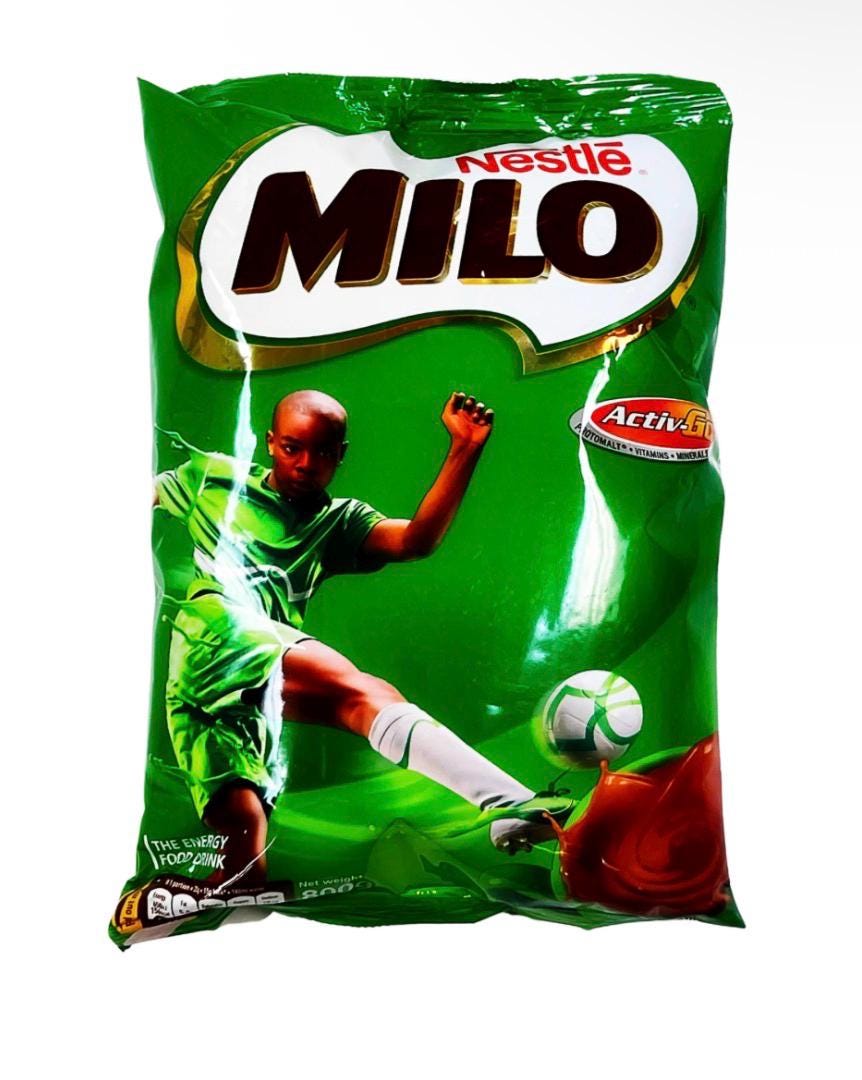 800g Sachet Milo from Ghana | Authentic Chocolate Malt Drink Powder | African Breakfast Energy Beverage | Rich Cocoa Malt Drink Mix