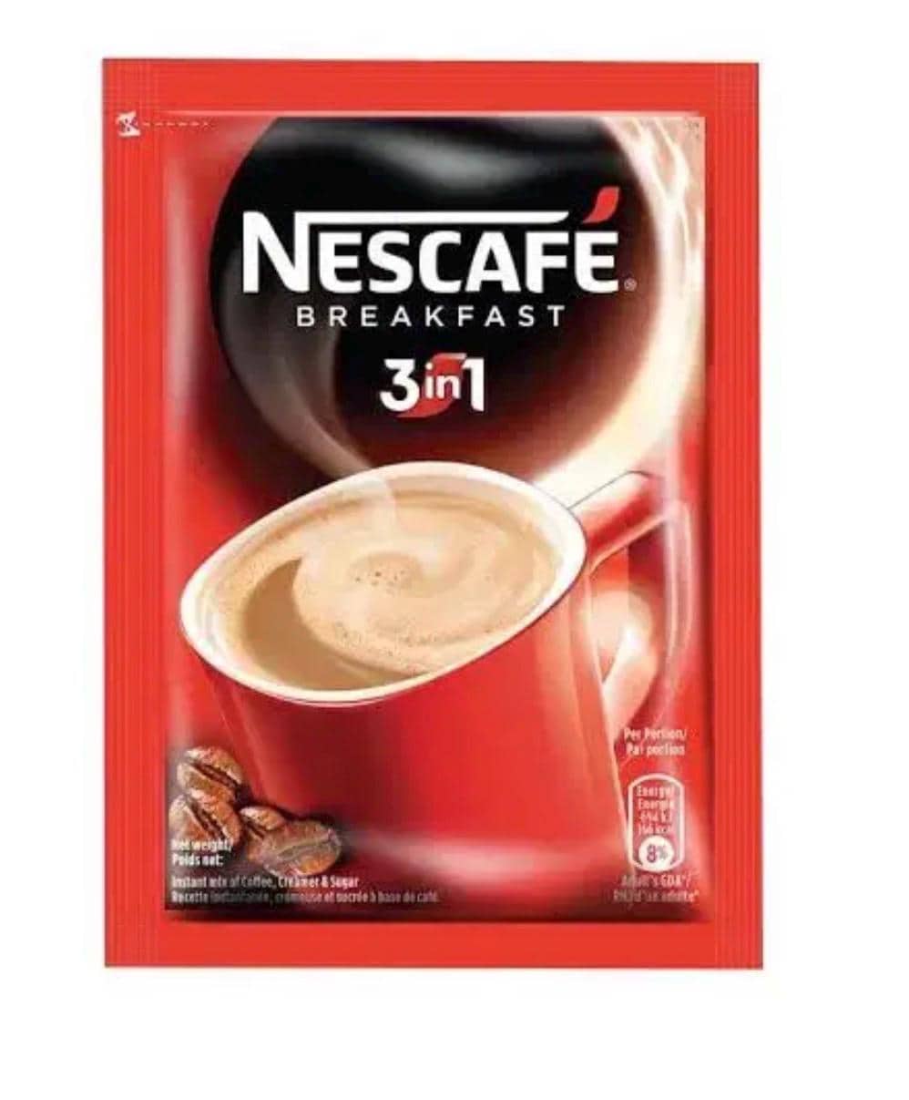Nescafé Original 3-in-1 Coffee Sachets (35g x 5) | Instant Coffee Mix with Milk & Sugar | African Coffee Drink | Quick Energy Beverage