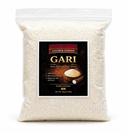 Authentic Ghana Gari Cassava Flour ' Fine & Crunchy African Gari for Eba and Soakings Natural Gluten-Free West African Staple Food