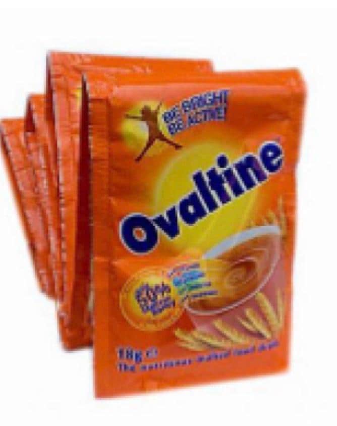 Ovaltine Chocolate Malt Drink Sachets (18g x 5) | Instant Cocoa Malt Beverage | African Breakfast Drink | Energy Boosting Drink Mix