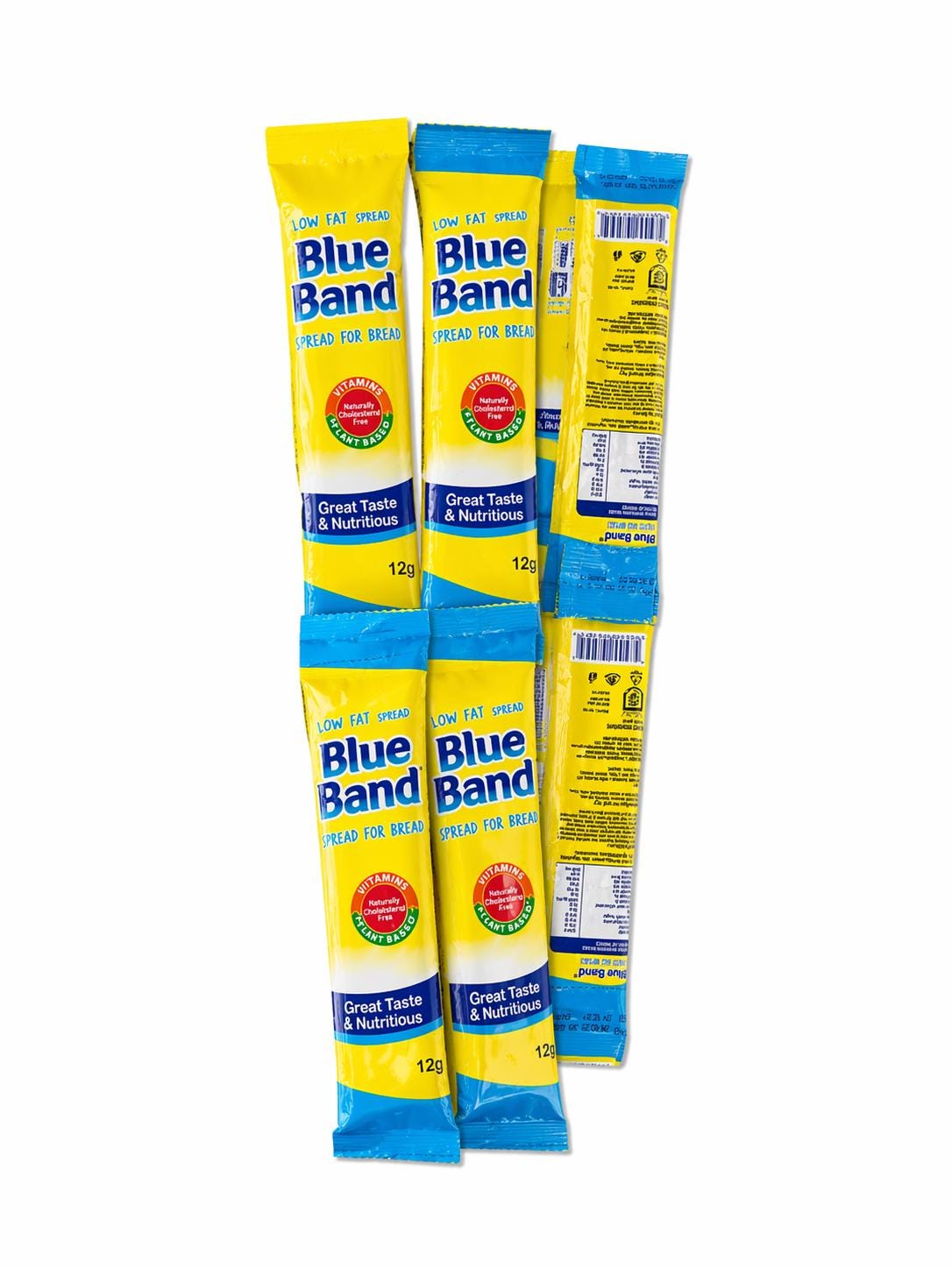 Blue Band Margarine 10 Strips | African Butter Spread | Baking & Cooking Margarine | Creamy Spread for Bread | West African Grocery | Bulk