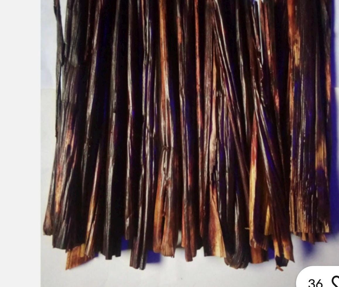 Waakye Leaves | Dried Sorghum Leaves for Waakye Rice | Ghana Cooking Leaves | Natural African Food Coloring | Traditional African Ingredient
