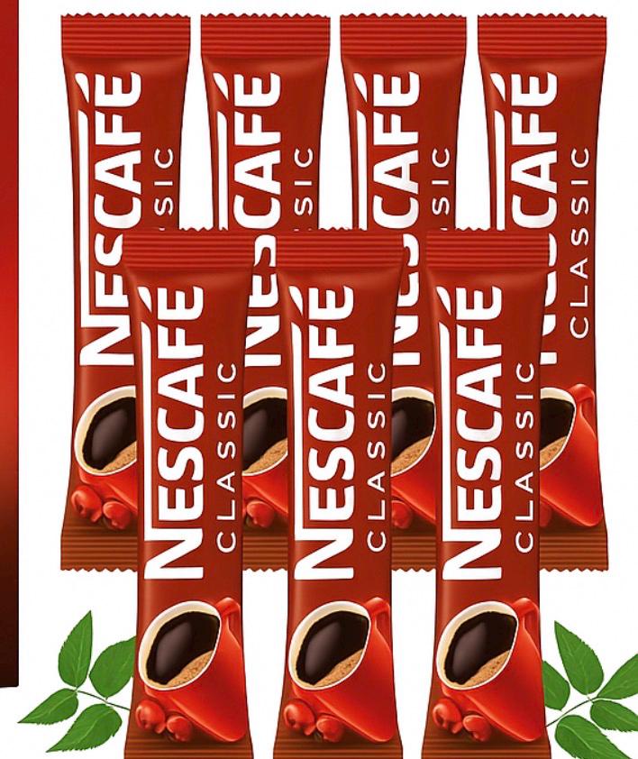 Nescafe Classic Instant Coffee Mini Sachets Pack of 10 – Pure Black Coffee Sticks – Strong Rich Coffee Travel Size