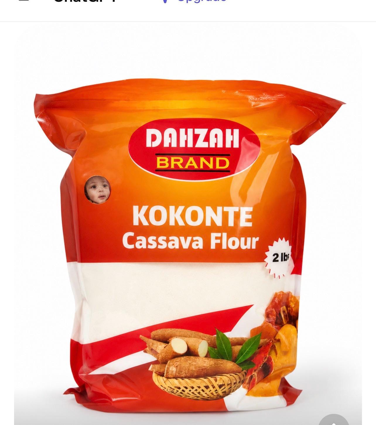 Konkonte Flour | Authentic Ghana Cassava Fufu Flour | Traditional African Swallow for Soups & Stews | Dried Cassava Powder