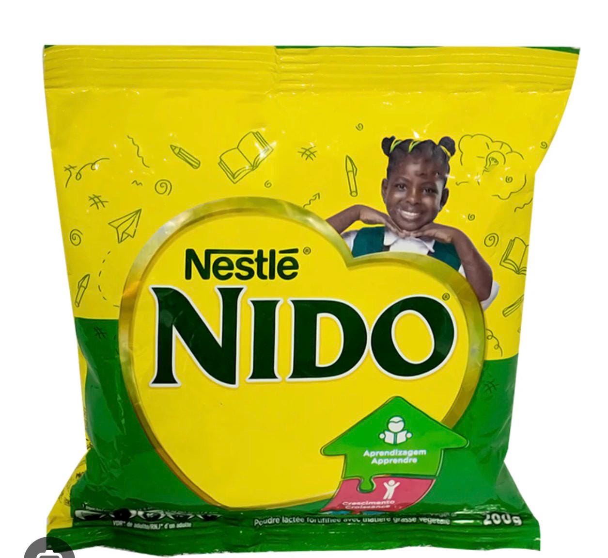 Nestlé Nido Milk Powder Sachets 23g Pack of 10 | Instant Full Cream Milk | African Dairy Powder for Tea, Coffee & Cooking