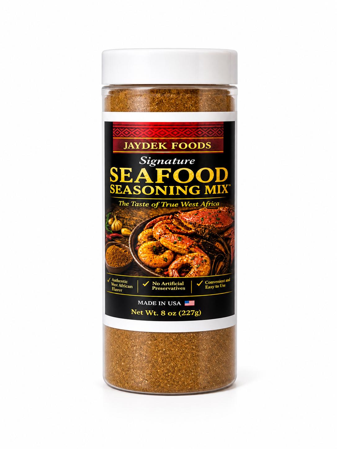 Jaydek Foods Seafood Seasoning Mix | All Purpose Fish & Shrimp Spice Cajun Style| African Seafood Spice Grill Fry Seasoning | Bold Flavor