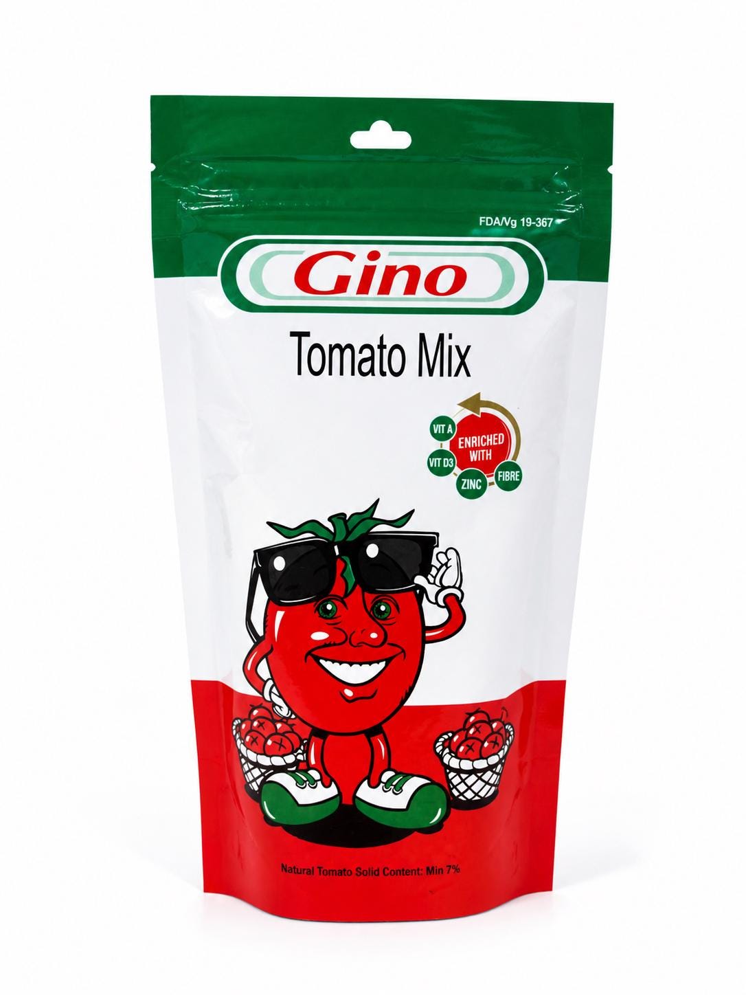 Gino Tomato Mix Sachets | Rich Tomato Paste for Jollof Rice & Stews | African Cooking Sauce | Convenient Tomato Sachet Pack