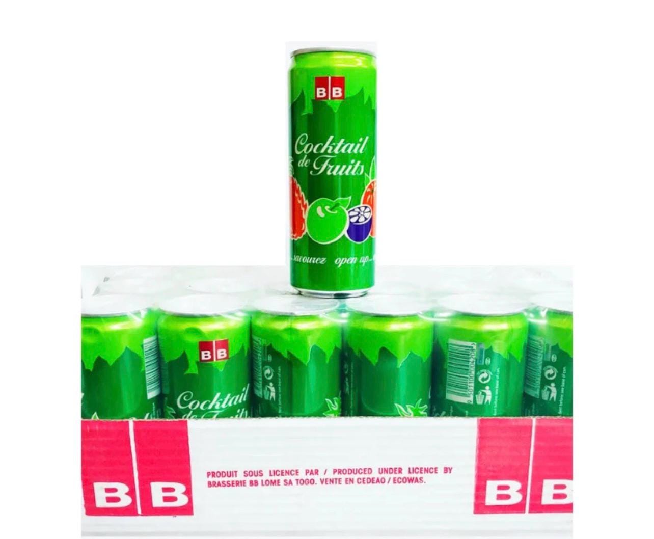 BB Cocktail Drink | Authentic Ghana Soft Drink | Tropical Fruit Beverage | African Soda Drink | Refreshing Caribbean & African Beverage
