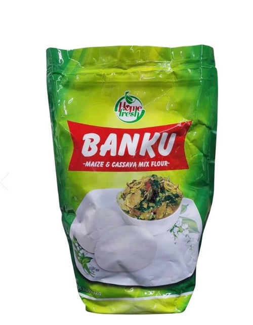 Banku Mix | Authentic Ghana Banku Flour | Corn & Cassava Dough Mix | African Swallow | Traditional Ghana Food | West African Pantry Staple