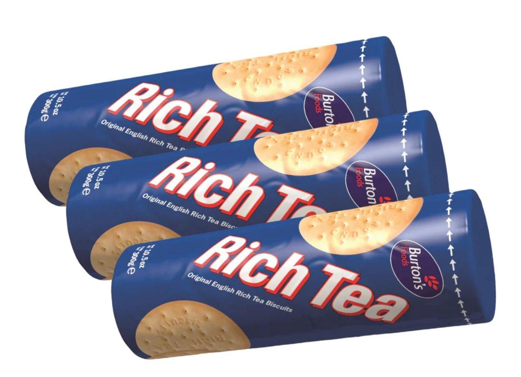Royalty Rich Tea Biscuit | Classic Tea Cookies | Crunchy British Style Biscuit | Perfect for Tea & Coffee | Imported Tea Snack | Family Pack