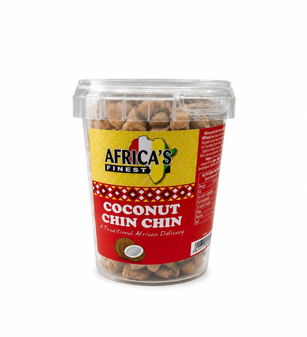 Africa’s Finest Chin Chin Original 250g | Crunchy African Snack | Nigerian & Ghanaian Sweet Fried Dough Treat | Authentic West African Snack