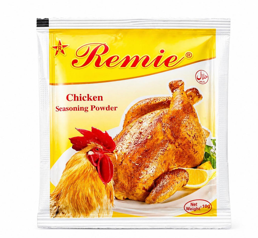 Remie Chicken Seasoning Spice Blend (5g Pack of 10) Savory All-Purpose Chicken Seasoning for Grilling, Frying & Stews African Flavor Spice