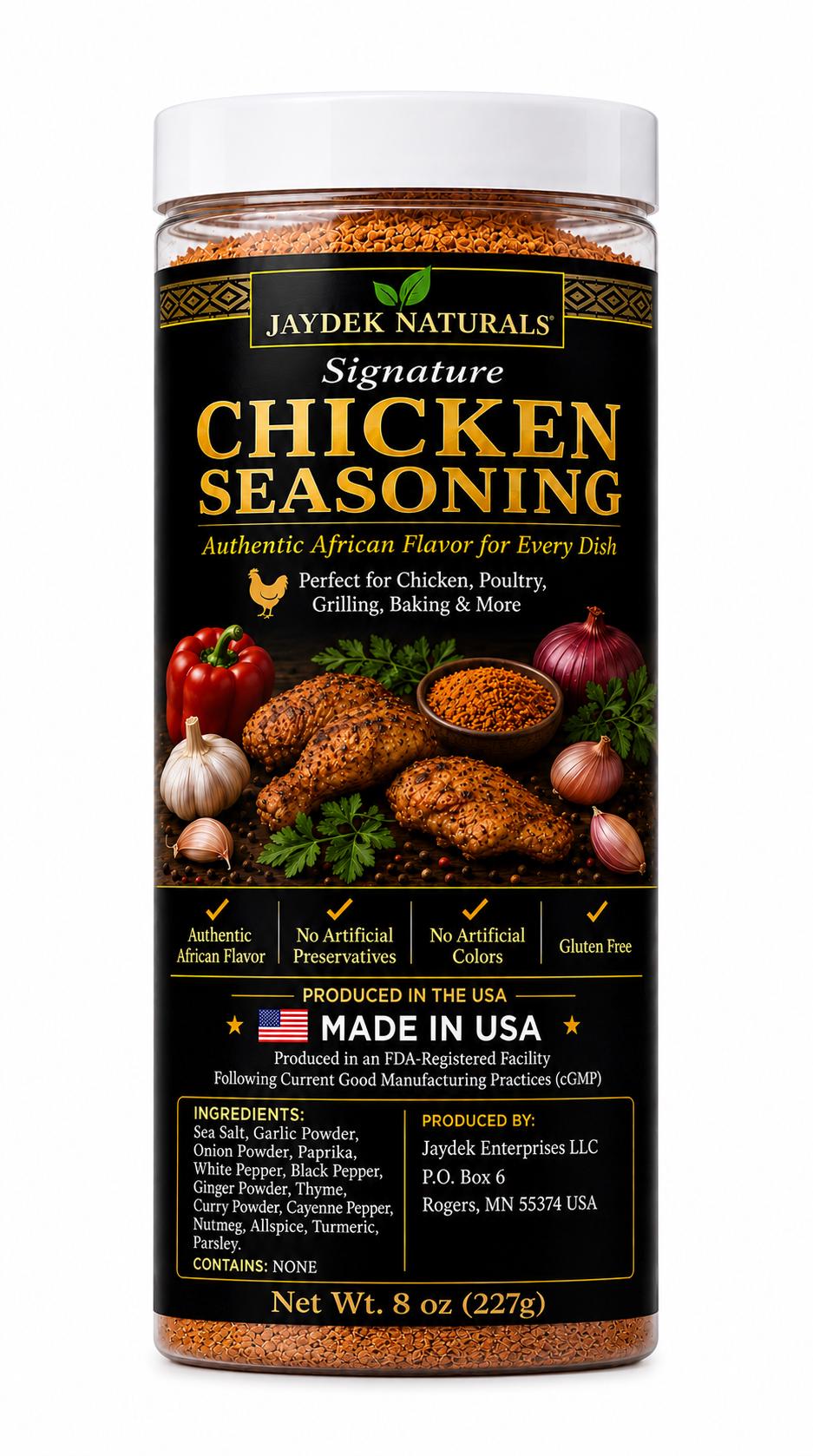 African Chicken Seasoning Blend | West African Spice Mix for Poultry, Grilling, Baking