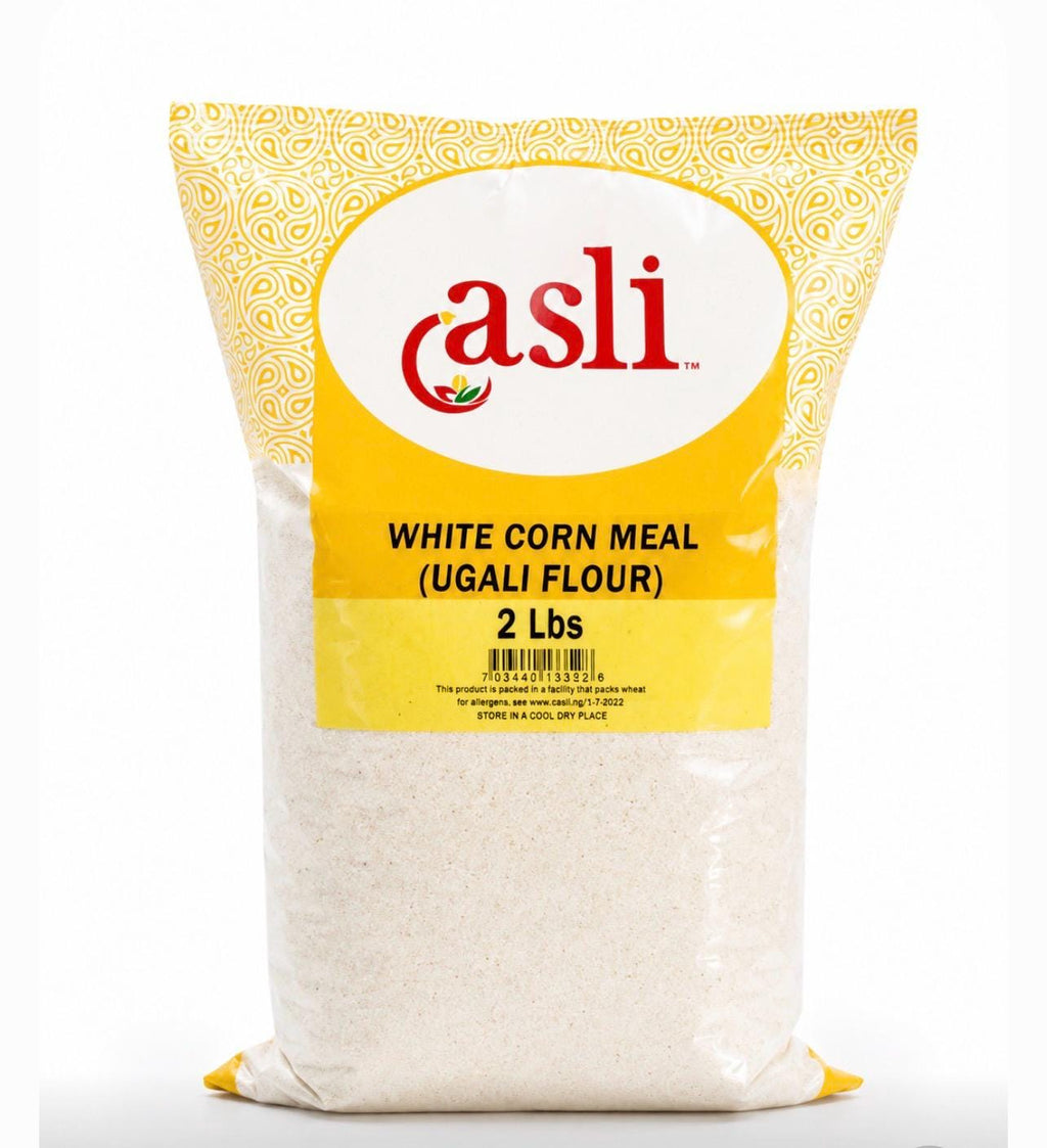 White Maize Ugali Flour | Authentic Kenyan Corn Meal, Gluten-Free (2 Lbs)