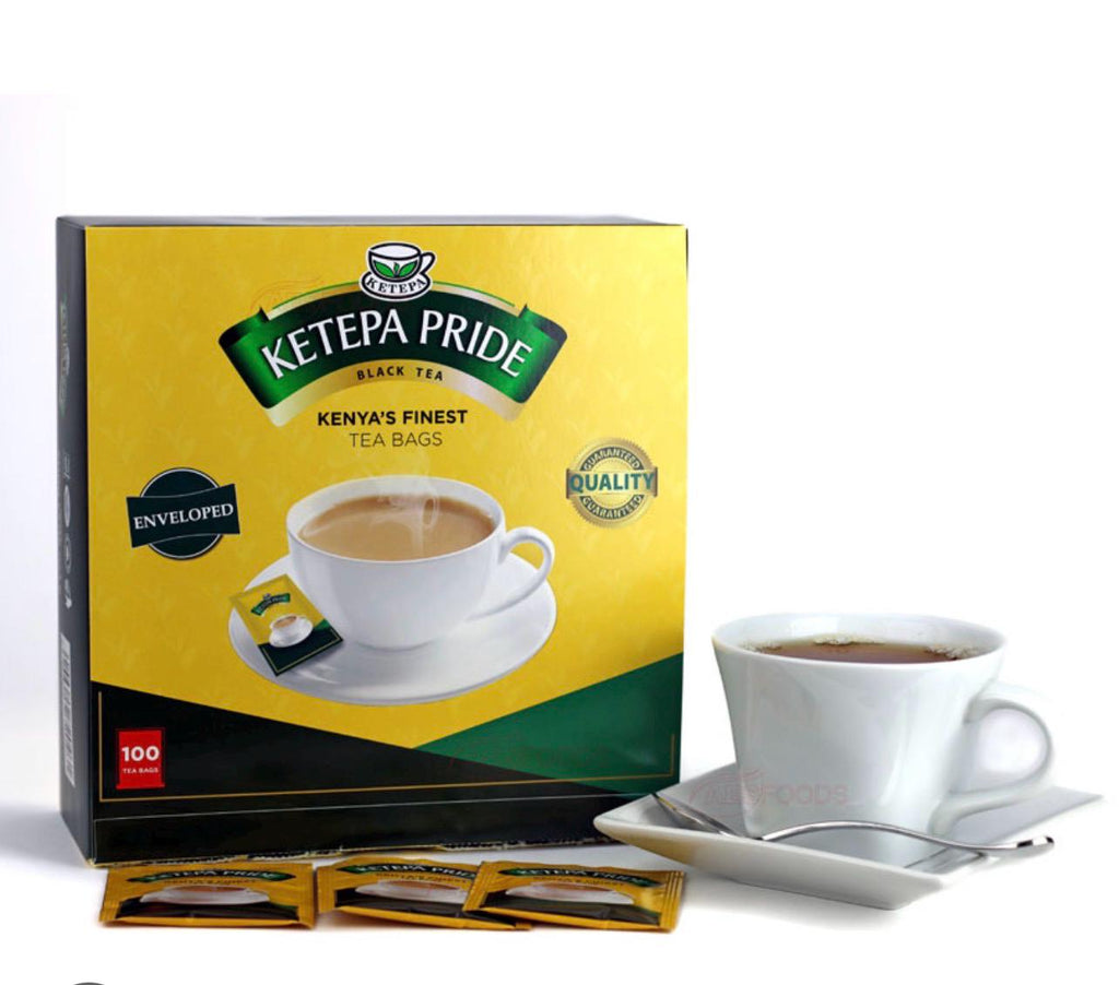 Ketepa Pride Kenyan Black Tea Bags | 100 Count Full-Bodied Breakfast Tea