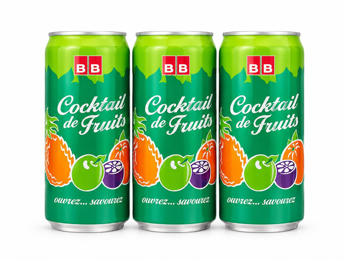 BB Cocktail Drink (Pack of 3) | Authentic Ghana Tropical Fruit Beverage